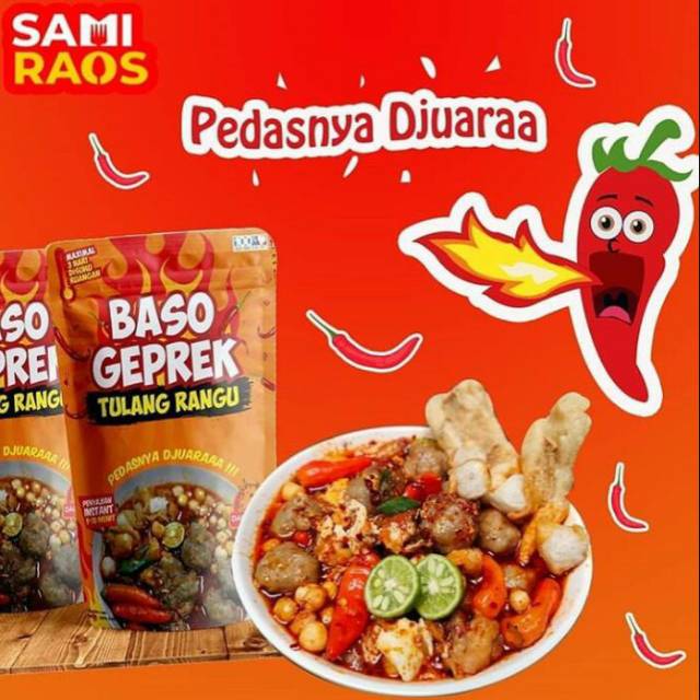 

Baso Aci/ Baso Tulang Rangu/mie atw soun seblak geprek