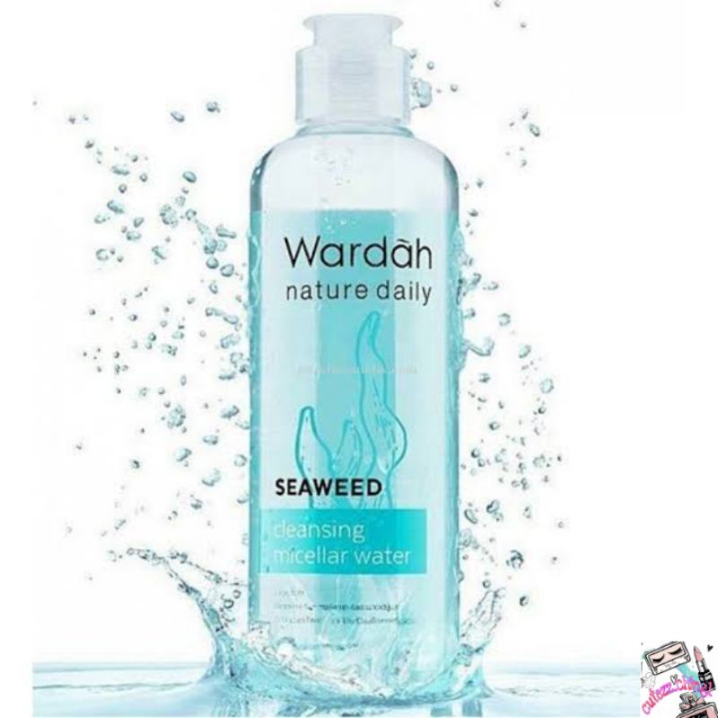 ☃Cutezz_Ching1☃New!!! Wardah Nature Daily Seaweed Cleansing Micellar Water 100ml