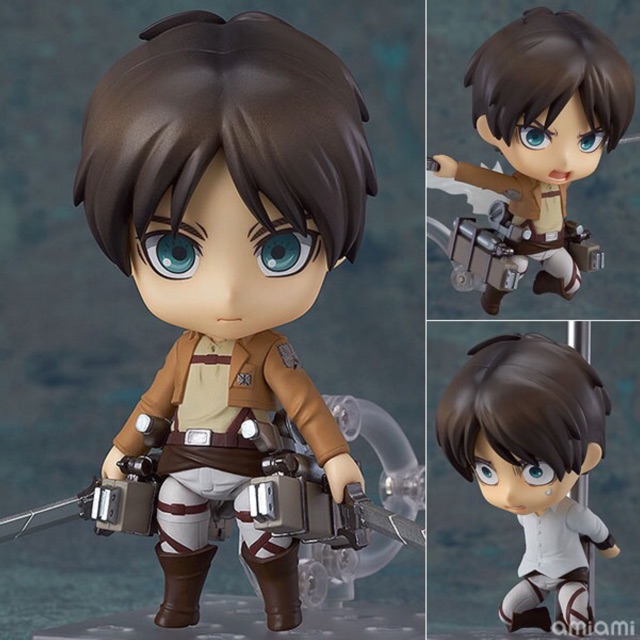 Nendo atau Figma 207 213 203 Attack on Titan EREN &amp; LEVI &amp; MIKASA