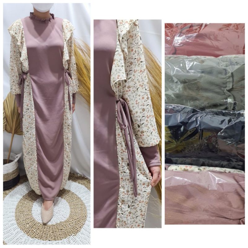 CAVELL GAMIS KNIT BUNGA SISI