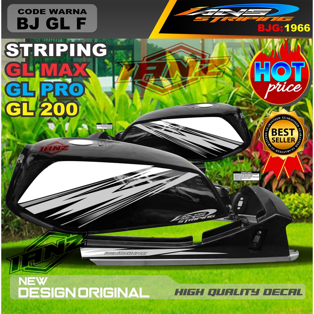 STIKER STRIPING MOTOR GL MAX GL PRO GL 100 / STRIPING MOTOR GL TERBARU / STIKER MOTOR TERMURAH / STRIPING GL MAX / STIKER GL PRO / STIKER MOTOR