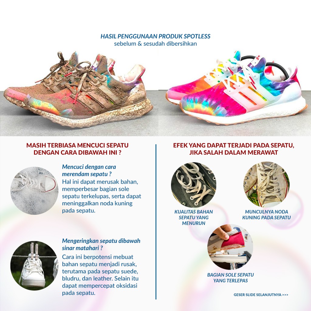 Spotless Shoe Cleaner Starter Kit - Paket Lengkap Sabun Cuci Pembersih Sepatu Kotor-2