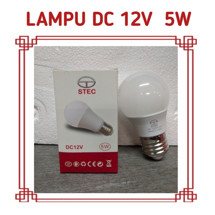 Bolam DC 12V 5W / Lampu LED DC 12V 5 Watt