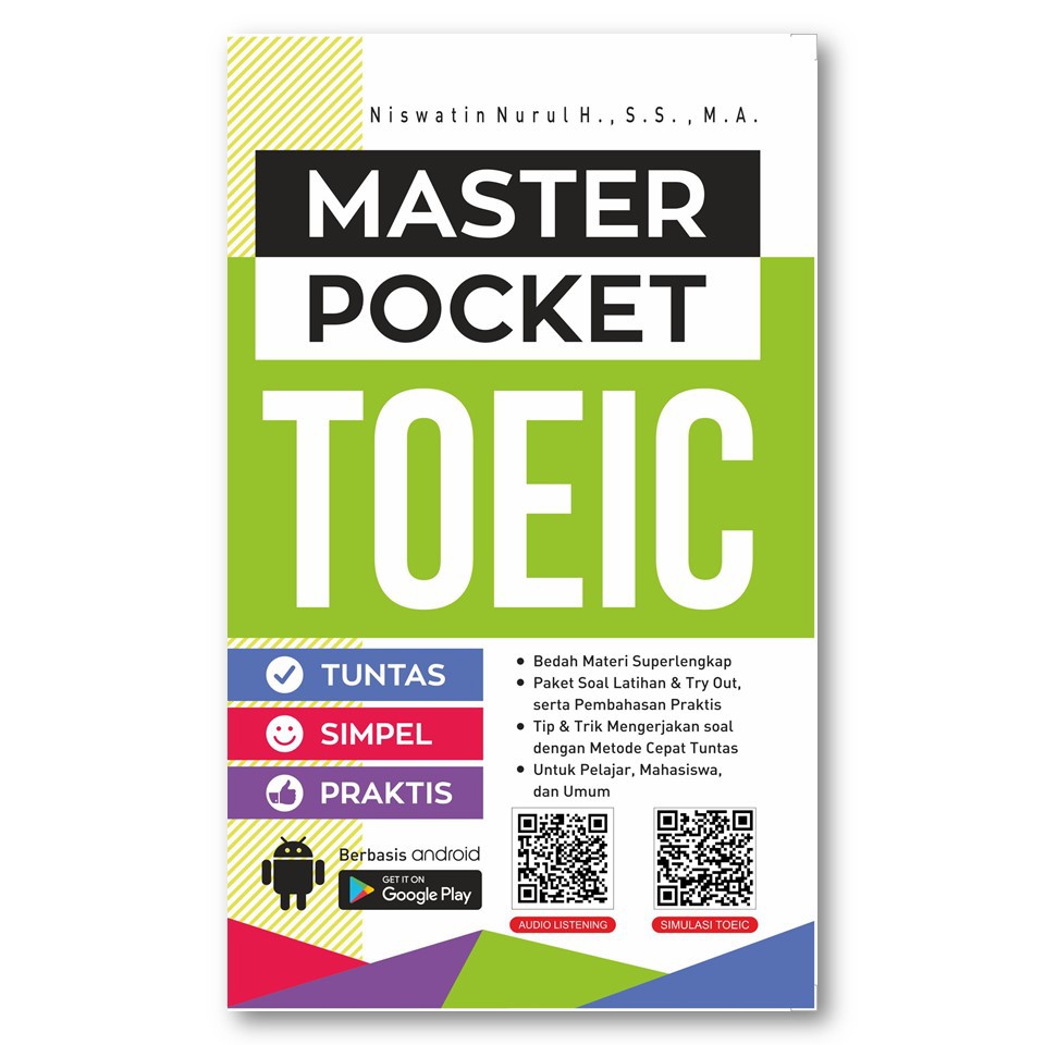Buku Kamus Bahasa Inggris Master Pocket Toeic Shopee Indonesia