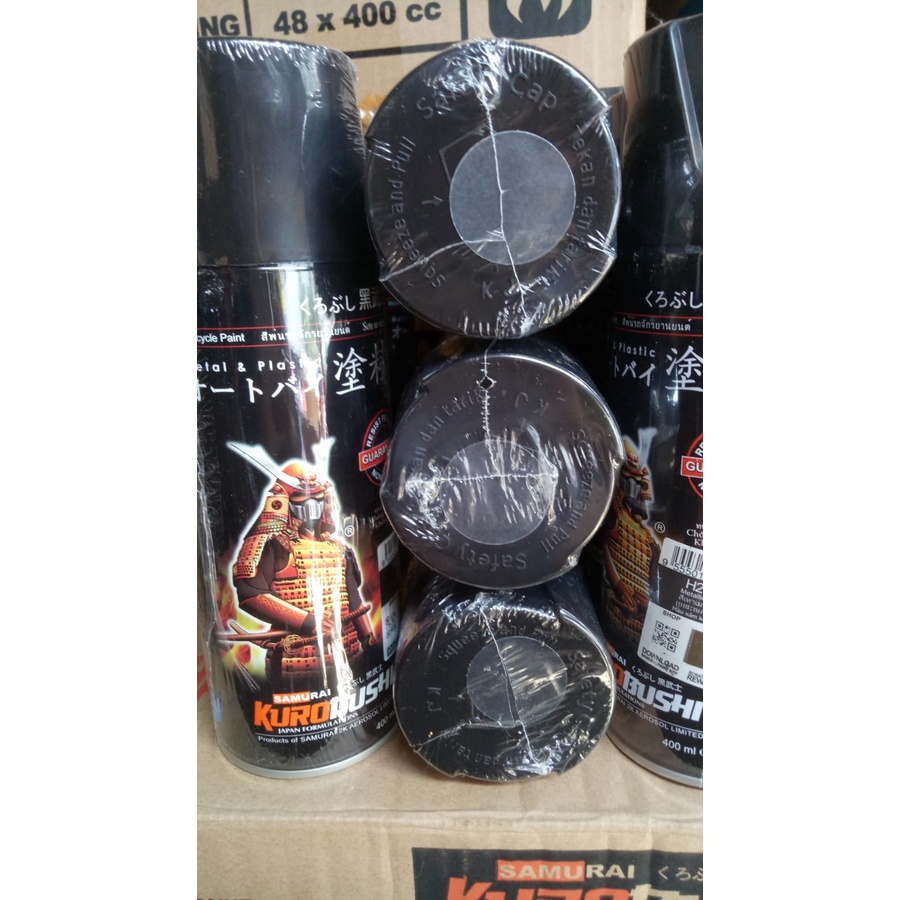 cat semprot samurai kurobushi pilok pilox samurai dark grey s314 400ml abu gelap abu tua metalik