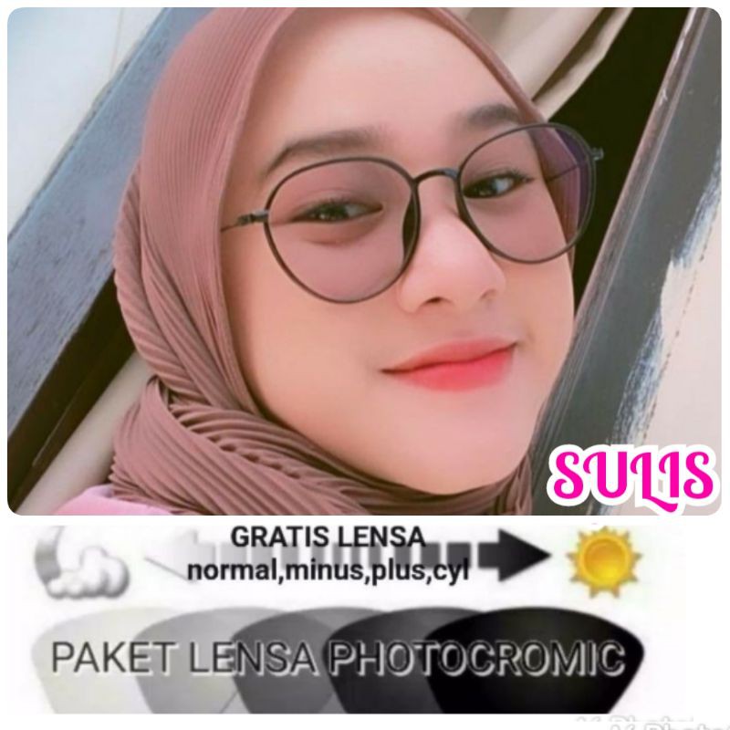 frame 2190 kacamata+lensa photocromic minus/normal.