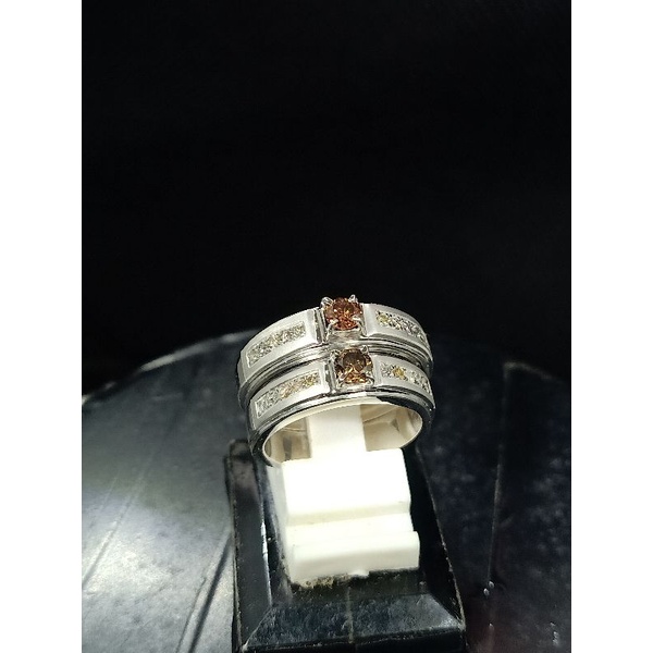 cincin perak berlian