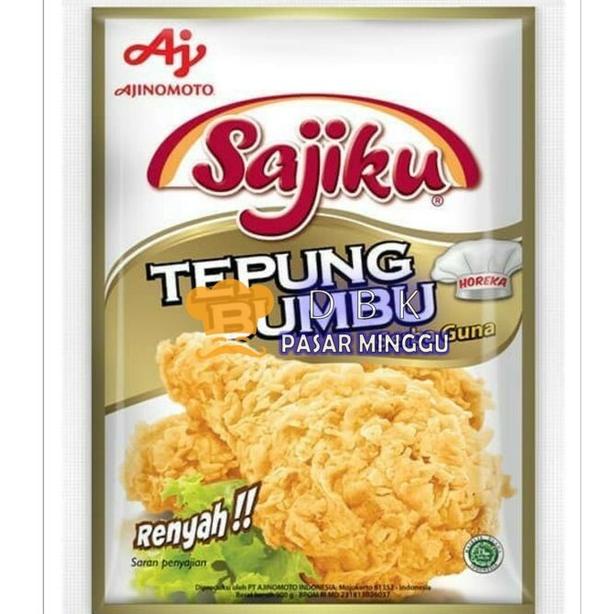 

Sajiku tepung bumbu serbaguna 900gr ayam kentucky