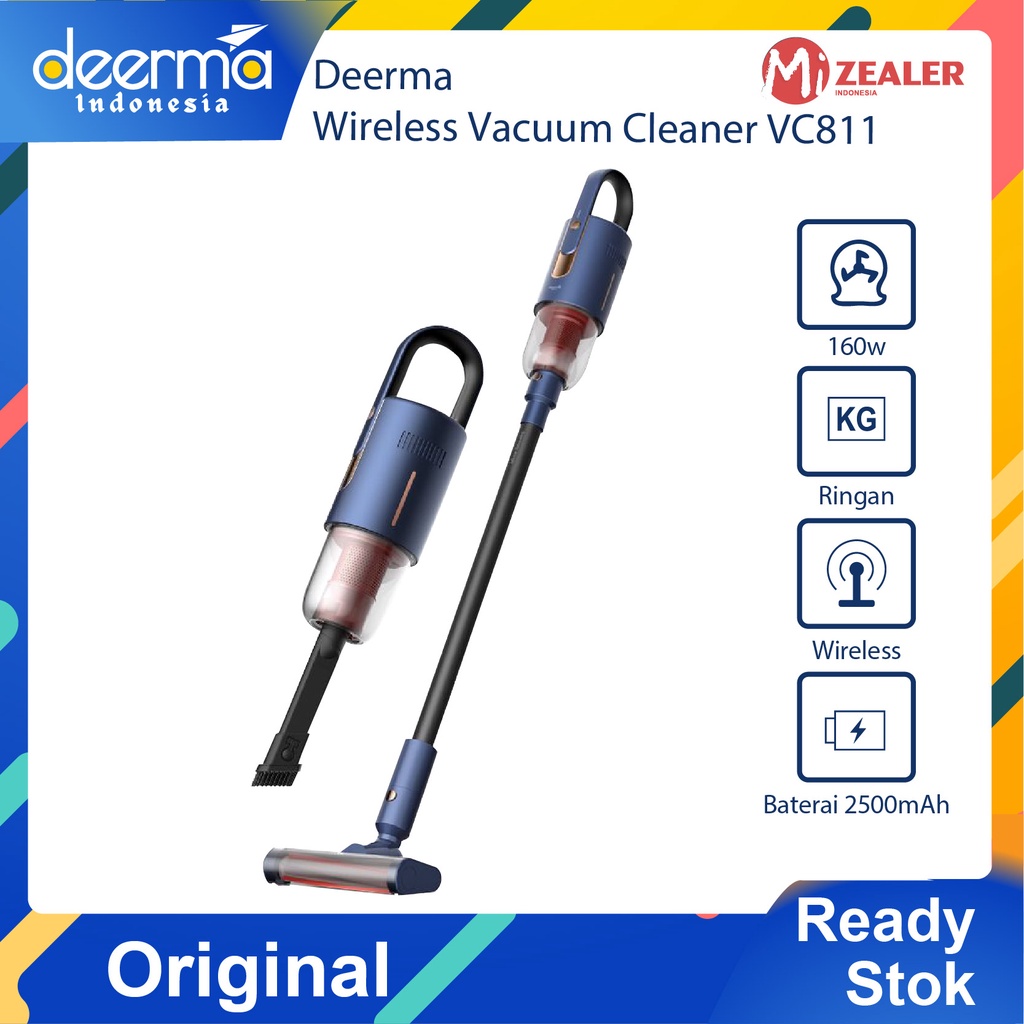 NEW Deerma VC811  Cordless Vacuum Cleaner Portable Handheld Penyedot Debu