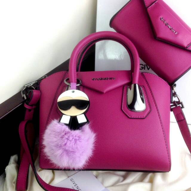 GIVENCHY Antigona Gun Metal Leather Spring Summer 2018 "Black Hardware" With KARLITO Mirror