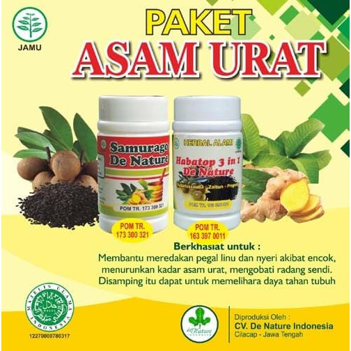 

Obat Herbal Tradisional Asam Urat Asli De Nature