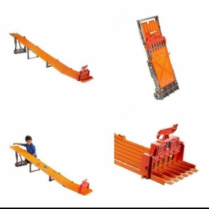 Hotwheels Super 6 Lane Raceway Drag Race Track Original / Mainan Track