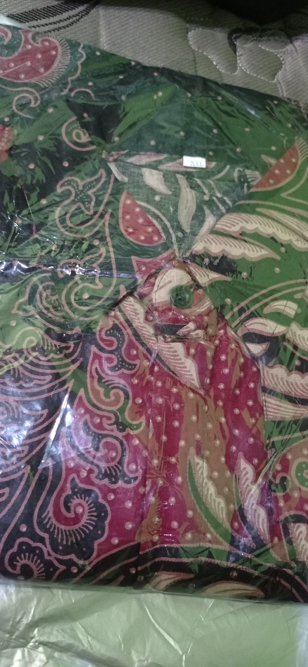 Baju Batik Pria Slimfit Big Size M L Xl Xxl Atasan Kemeja Batik Lengan Panjang Original