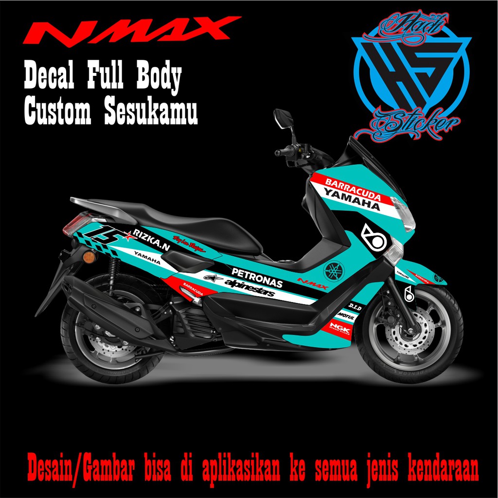 Sticker NMAX Custom/Decal nmax,Fullbody nmax custom PETRONAS