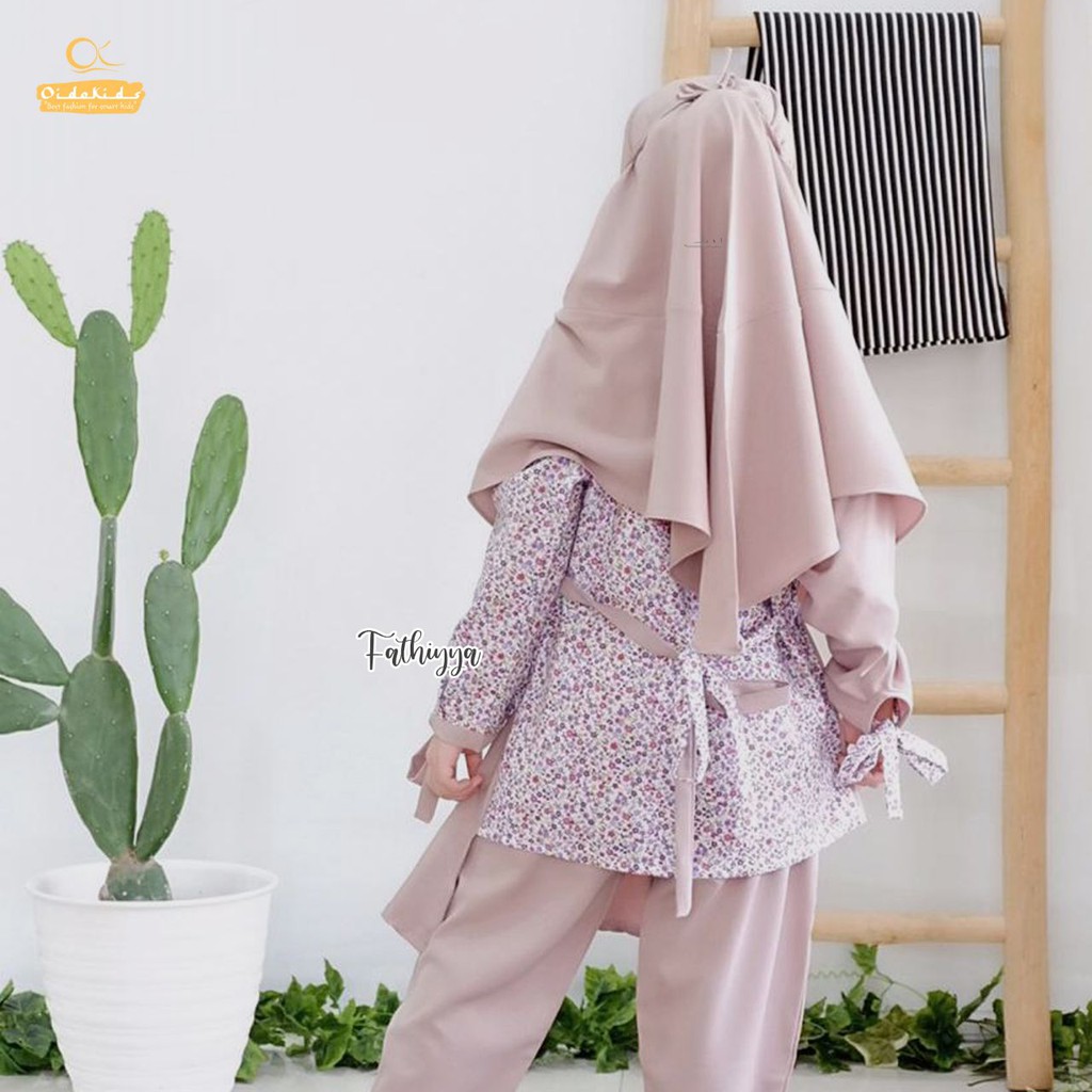 Setelan Anak Cewek Daily Dress Fathiya Oidokids