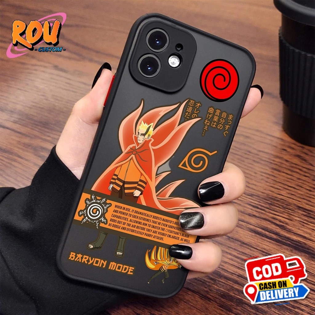 Case Aero Motif NARUTO BARYON VIVO Y91 Y93 Y95 Y20 Y20S Y20SG Y12S Y12 Y15 Y17 Y19 Y91C Y1S Y30 Y50 