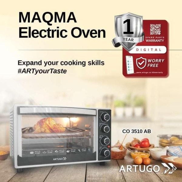 Artugo Electric Oven/Oven Listrik CO 3510 AB Kapasitas 35 Liter