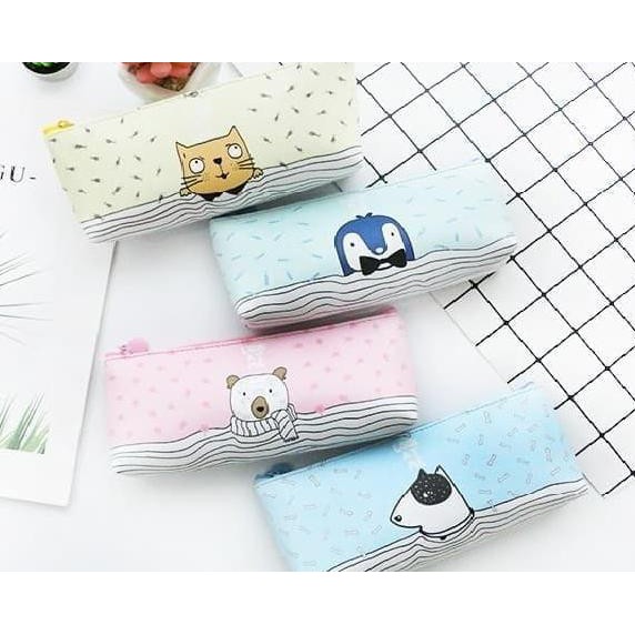 

Tempat Kotak Pensil Alat Tulis Pencil Case Pc01 Cute Mungil