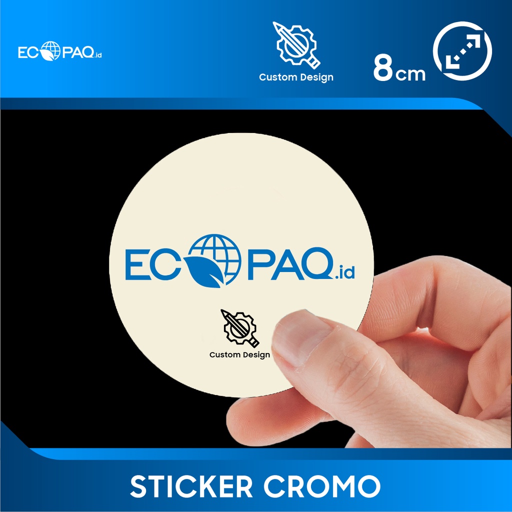 

Stiker -Sticker Label KROMO | D: 8 cm (15 pc)