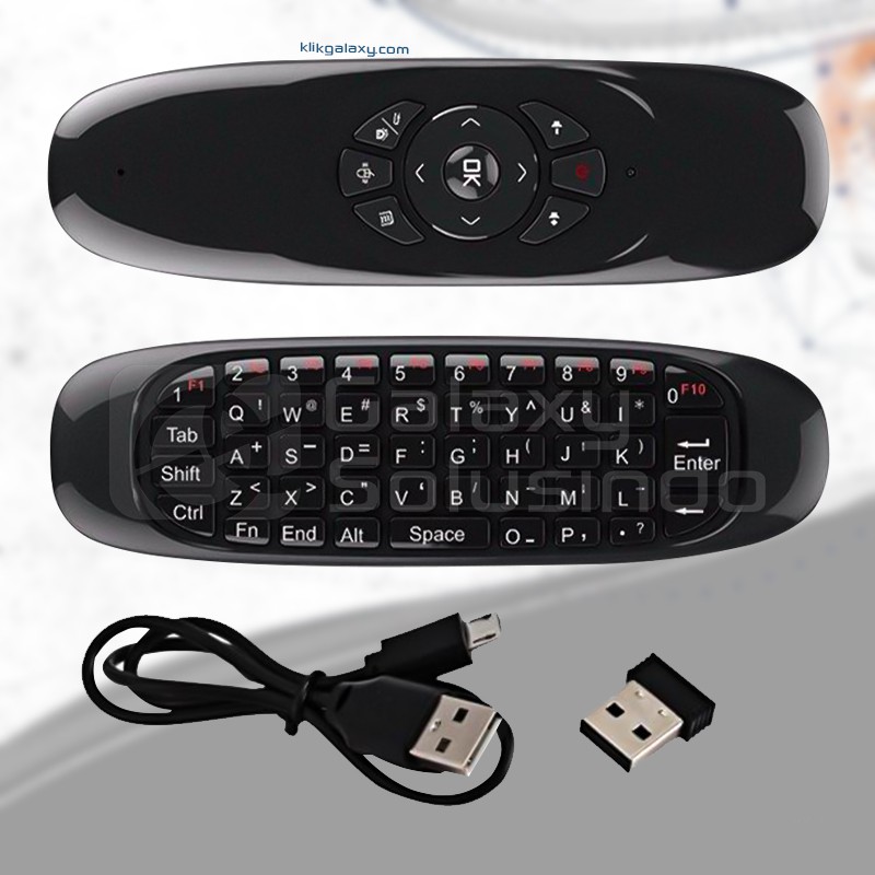 Air Mouse Wireless 2.4g Keyboard Remote Control For Smart Tv With Gyroscope