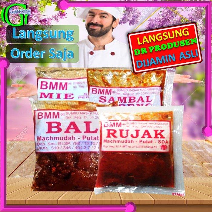 

Bumbu Dapur Machmudah BMM instan Masak Mahmudah Opor soto Rawon pecel sate bamboe Padang Sajik JKTu