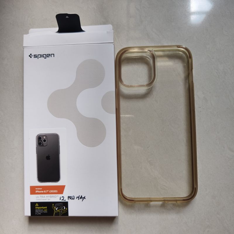 Case Spigen Iphone 12 Pro Max Second Bekas Original