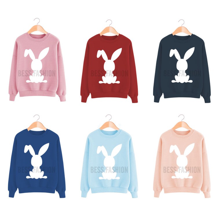 Bess - Sweater Murah Wanita / Sweater Lengan Panjang RABBIT BACK