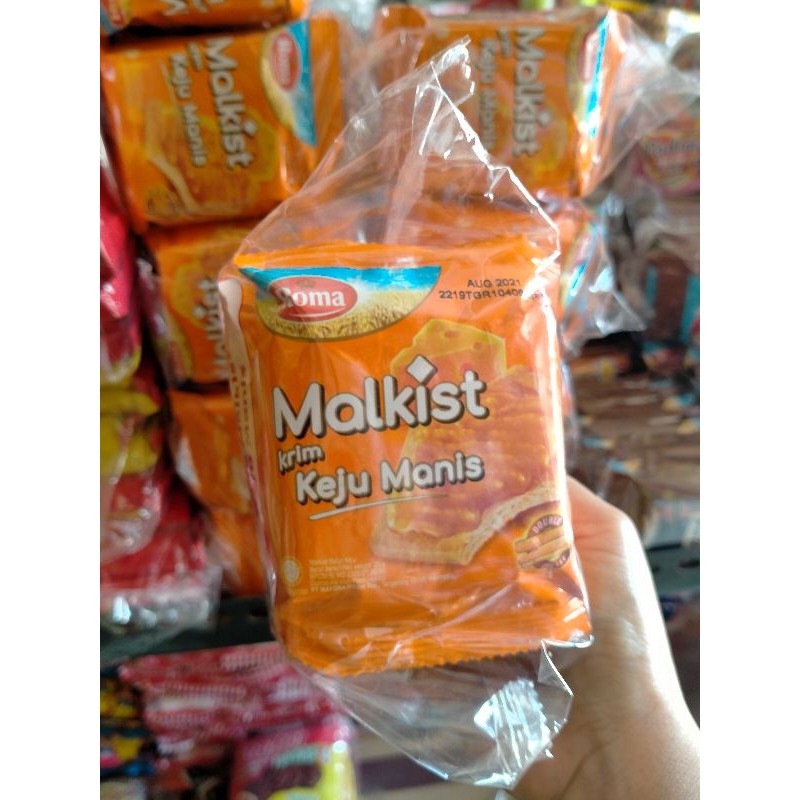 

ROMA MALKIS KEJU MANIS / HARGA PER PACK ISI 10