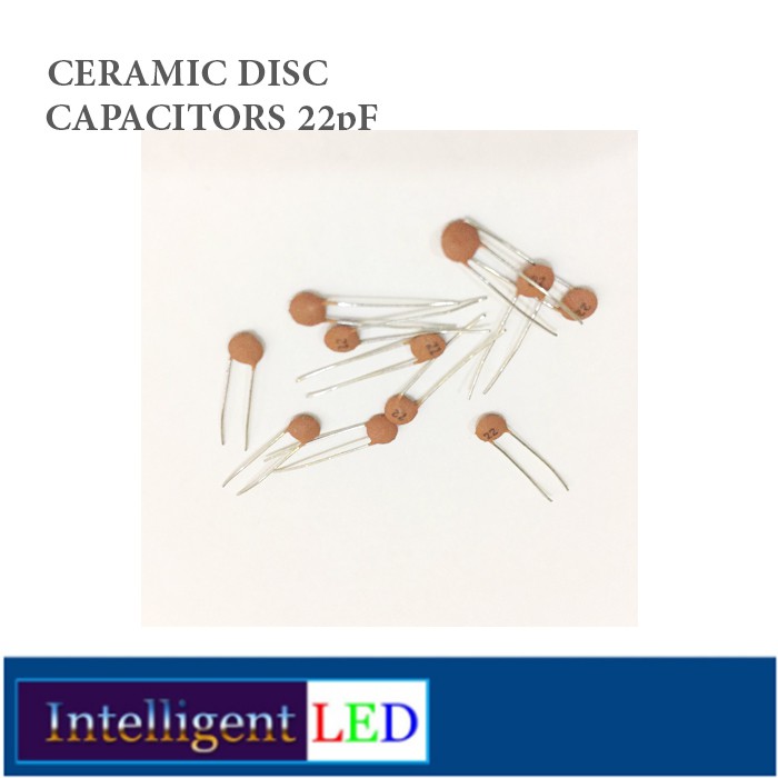 Ceramic Disc Capacitors 22pF - 5pcs