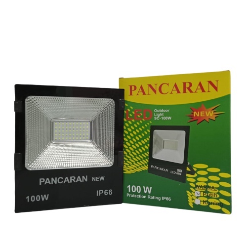 Lampu Sorot LED 100Watt Pancaran Lampu Tembak LED Lampu Sorot LED 100W -putih