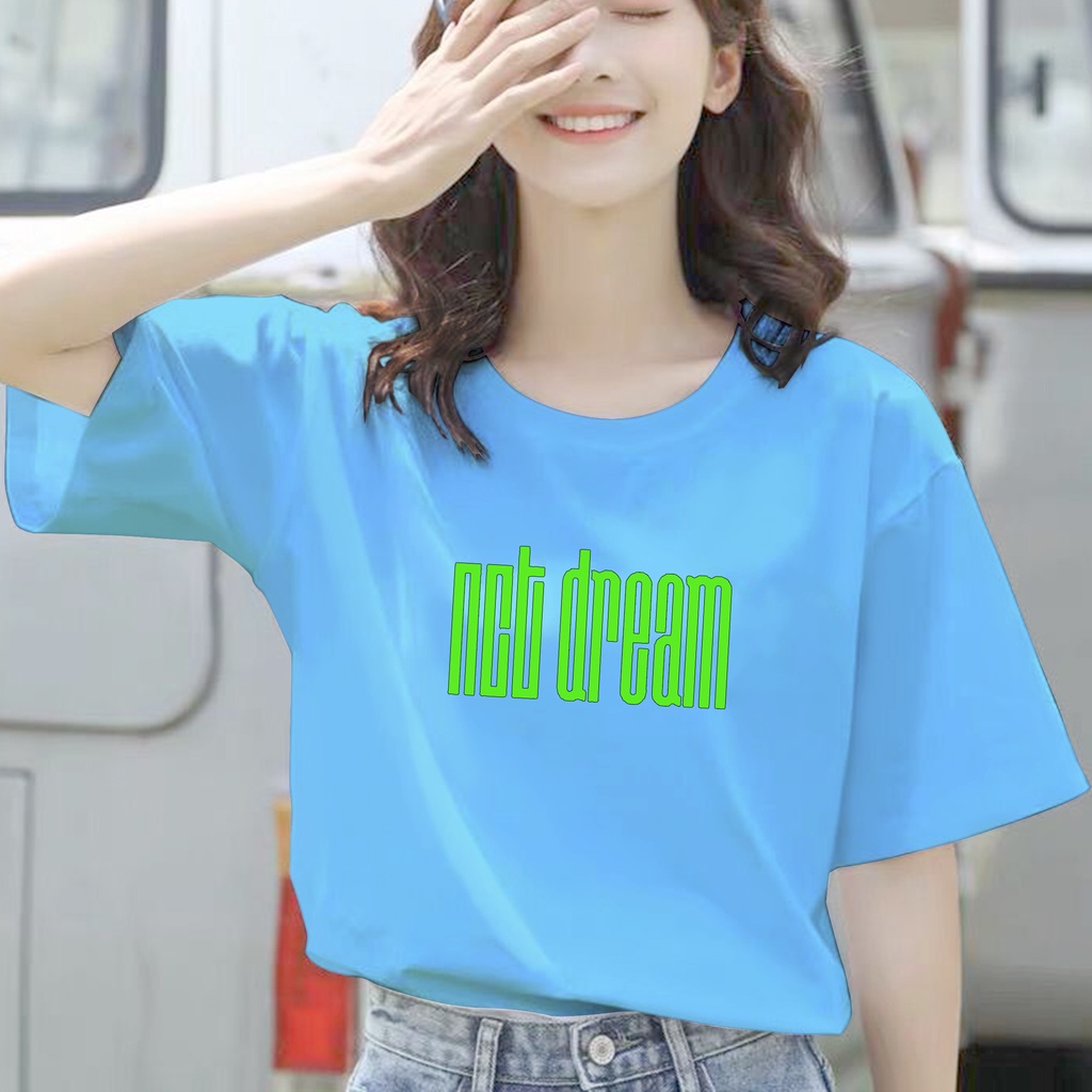 CALVIERO SHOP - BAJU KAOS ATASAN WANITA PRINT LOGO NCT DREAM