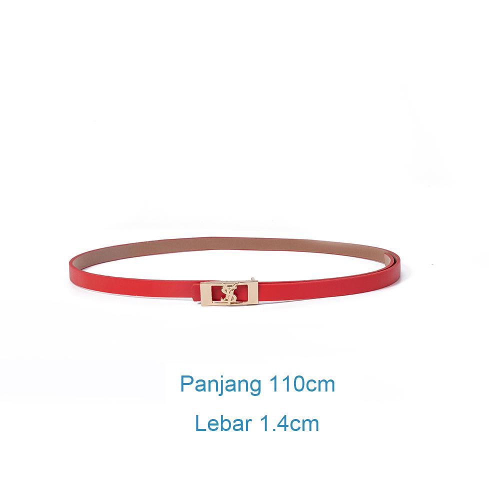 UP [SMARTGIRL] Ikat  Pinggang Wanita Cantol Fashion Kulit PU Gasper Wanita Belt / Ikat pinggang wanita IMPORT 00243-00251