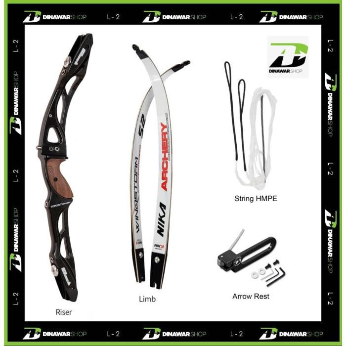 Busur Panah Busur Panah Ilf/Endeavor Riser Topoint Limb Nika Elong Recurve Bow Ilf