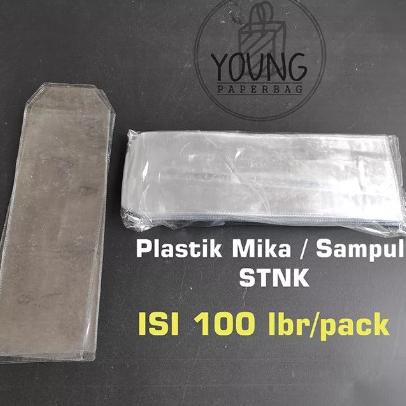 

[PROMO SRI44] Plastik STNK PVC / Sampul PVC Cover STNK uk. 8,5 x 23 ISI 100 pcs Super Promo