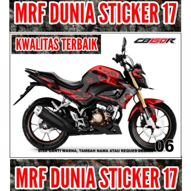 Sticker decal CB 150R Full Body  Decal Motor CB 150R Sticker Motor CB 150R Decal Sticker Motor CB 15