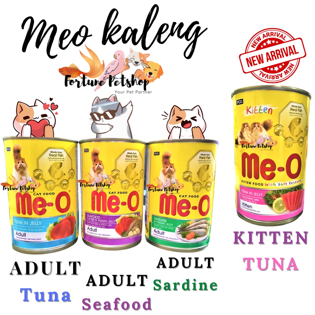 Jual Meo Kaleng ADULT Tuna, Seafood, Sardine Meo Kaleng KITTEN Tuna