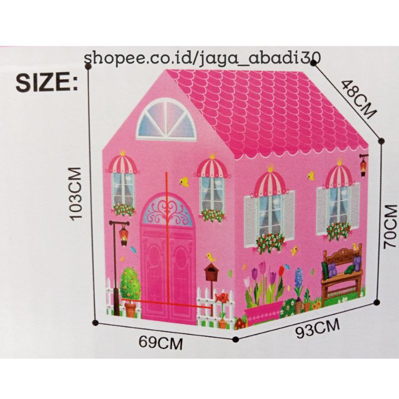 MAINAN TENDA ANAK TEMA PRINCESS HOUSE 5007A-9D