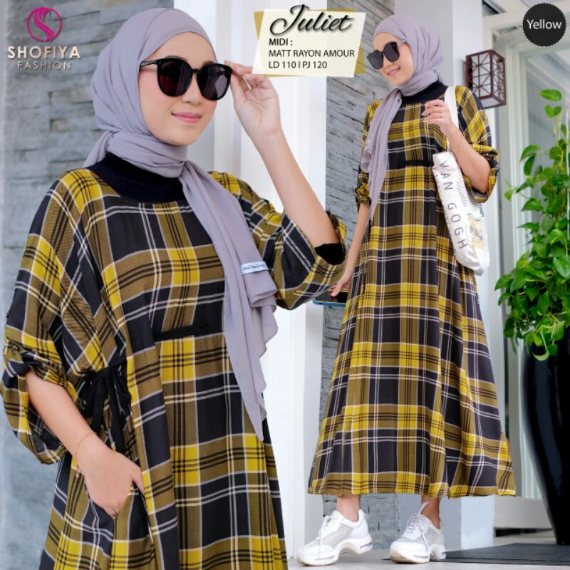 JULIET Midi Dress Ori by Shofiya Fashion