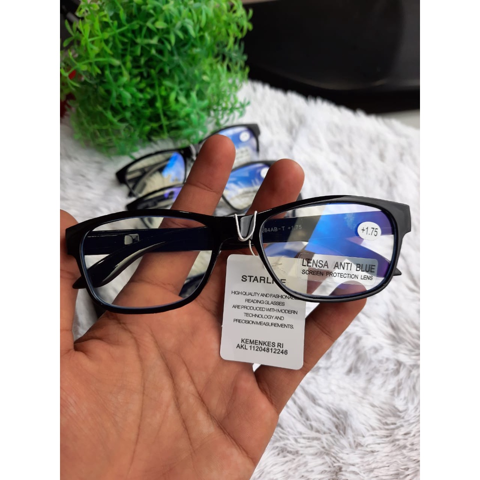 KACAMATA BACA PRIA/WANITA UNISEX/KACAMATA RABUN JAUH/KACAMATA RABUN DEKAT TYPE XK284AB.IS MURAH/KACAMATA BACA MODEL  FRAME OVAL LENSA ANTI BLUE