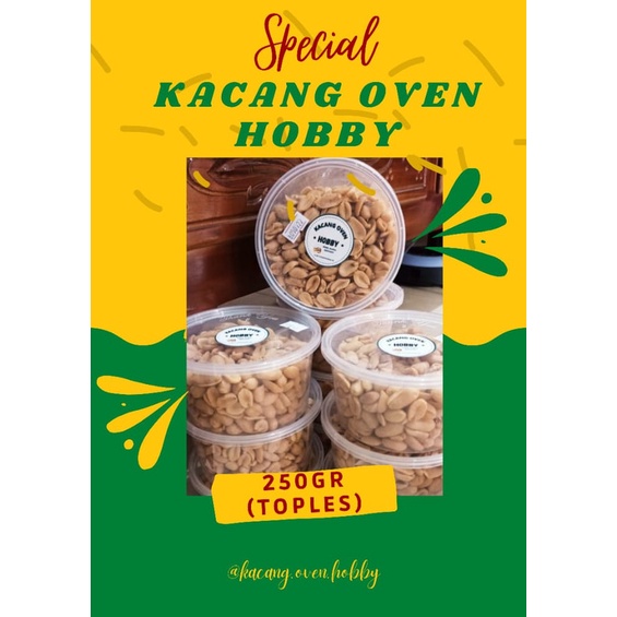 

Kacang Oven HOBBY 250gr #kacangovenenak #kacanggurih #kacangsultan #kacangovenmurah #hobbynyemil #hobbycemalcemil #hobbydistribusi