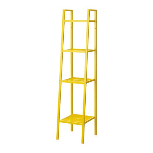 IKEA LERBERG Unit rak 35x35x148 cm, kuning