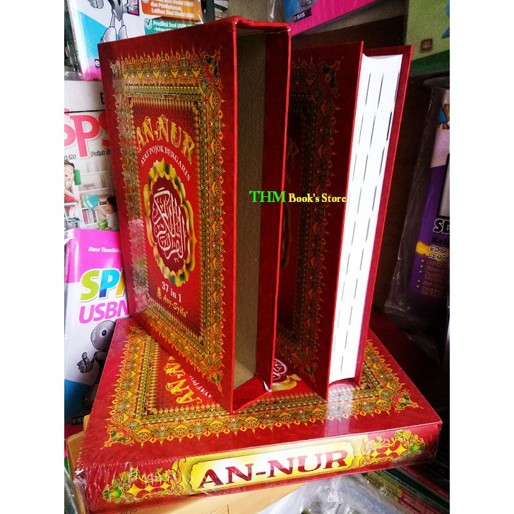 Al-Quran AN-NUR Terjemah Ayat Pojok Besar Tulisan Khot Paling Besar