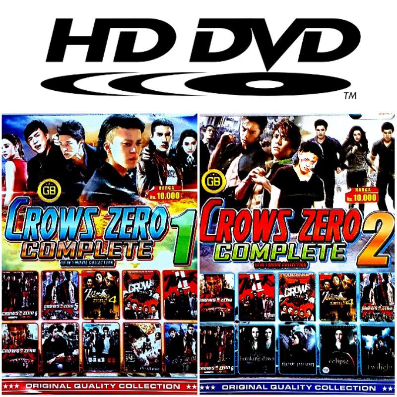 Jual Kaset Film Crows Zero 1 2 Lengkap 2 Disc Film Action Asia Lengkap Terlaris Indonesia Shopee Indonesia