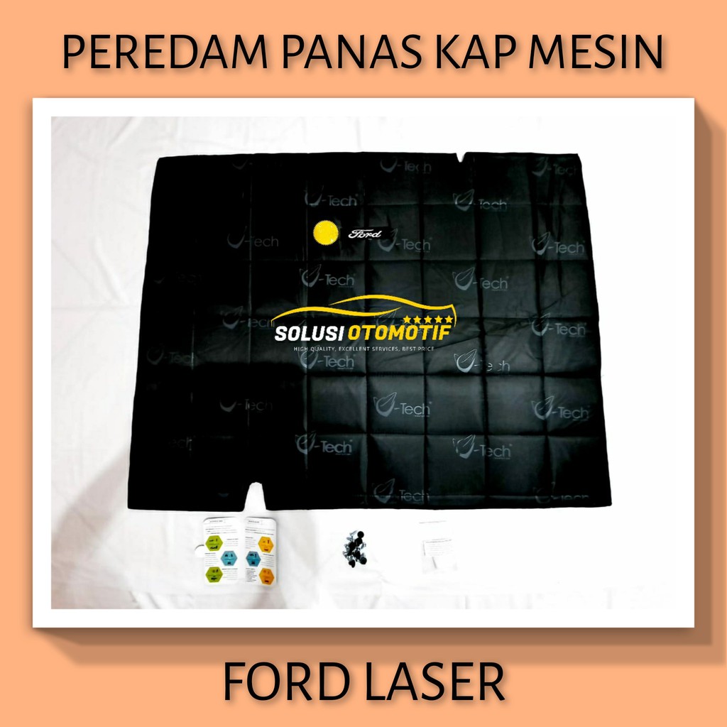 Jual FORD LASER Peredam Pelindung Panas Kap Mesin Aksesoris Variasi Mobil VTECH Ori Kancing Klip Indonesia Shopee Indonesia