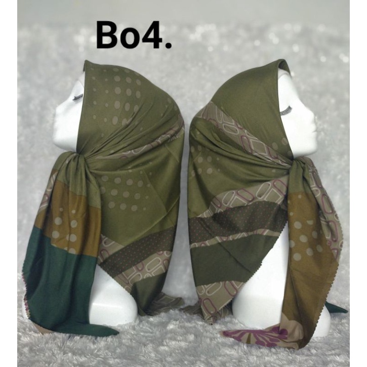 kerudung segi empat, pilih warna pilih motif-Bo4