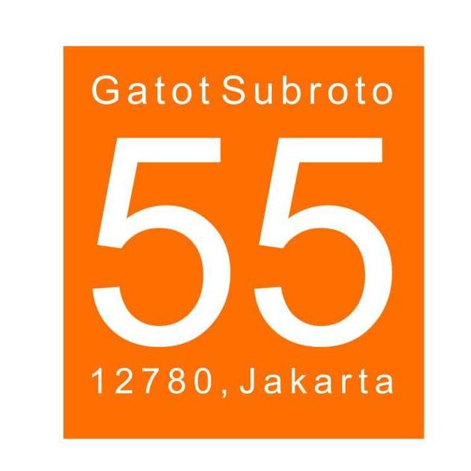 

TERLARIS Stiker Nomor Rumah Jalan Kode Pos Cutting Sticker Custom / Nomer - Hijau