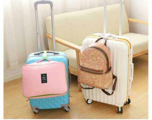 Strap koper belt stroller short luggage tali pengikat tas ke koper