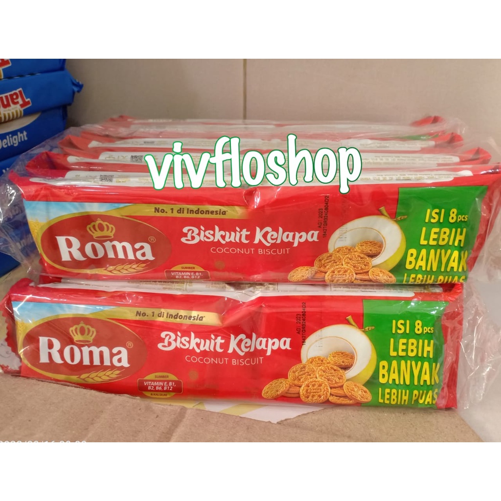 

Biskuit Roma Kelapa Kemasan Sachet (10 x 36 gram)