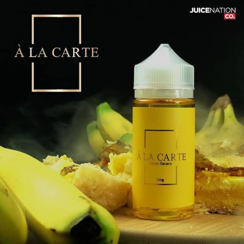 Jual Liquid A La Carte 3Mg 100ML Ala Carte Alacarte kuning putih banana 6mg Shopee Indonesia