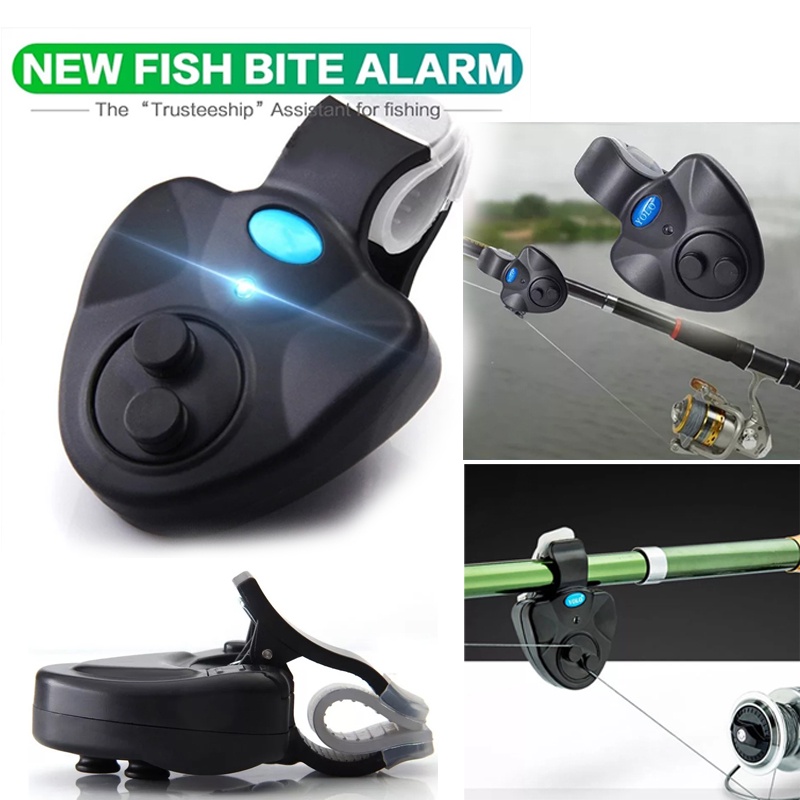 Alarm Pancing LED Tanda Gigitan Ikan Pada Joran Memancing Aksesoris